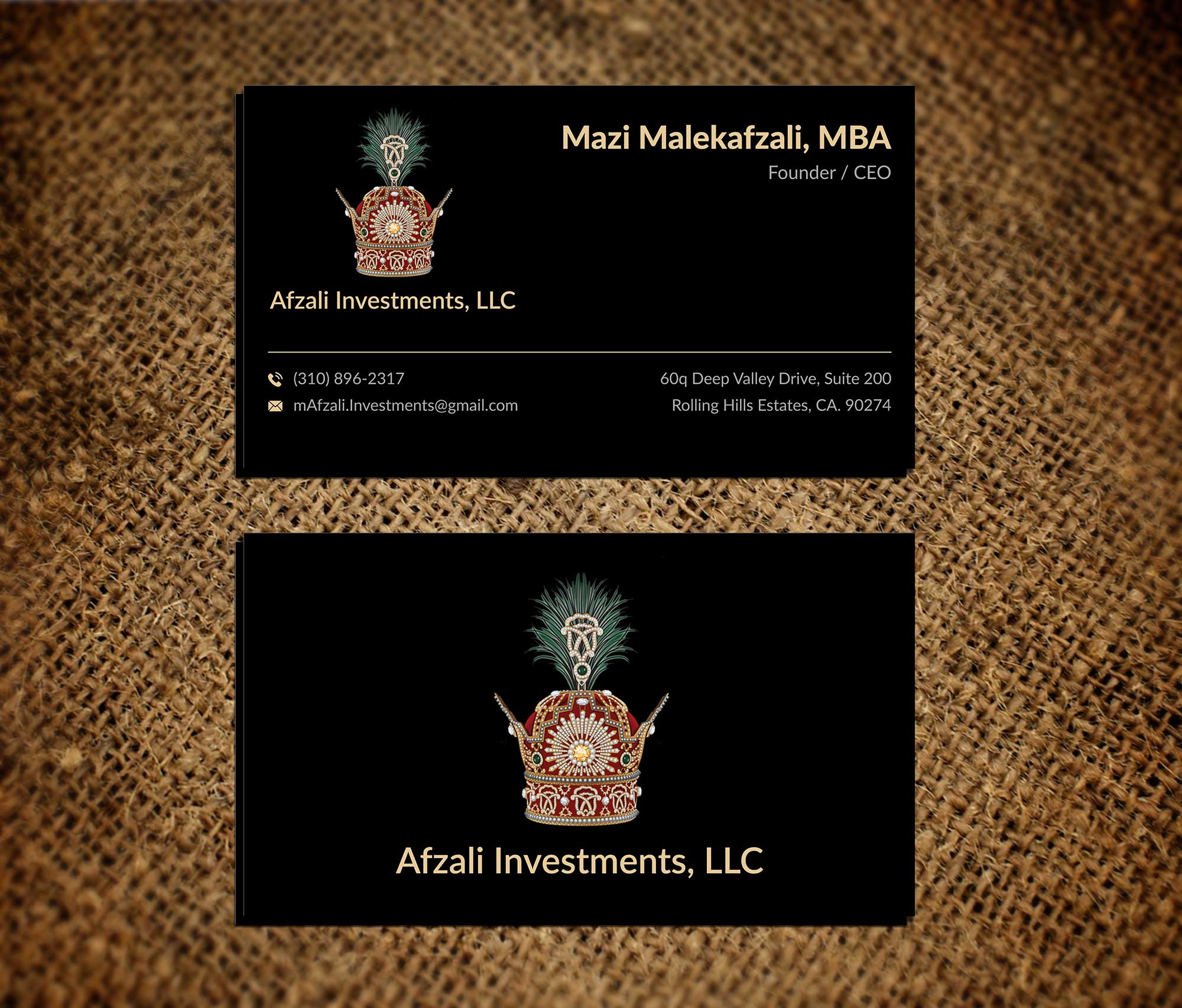 Business Card Design by Musa. A for this project | Design #22695327