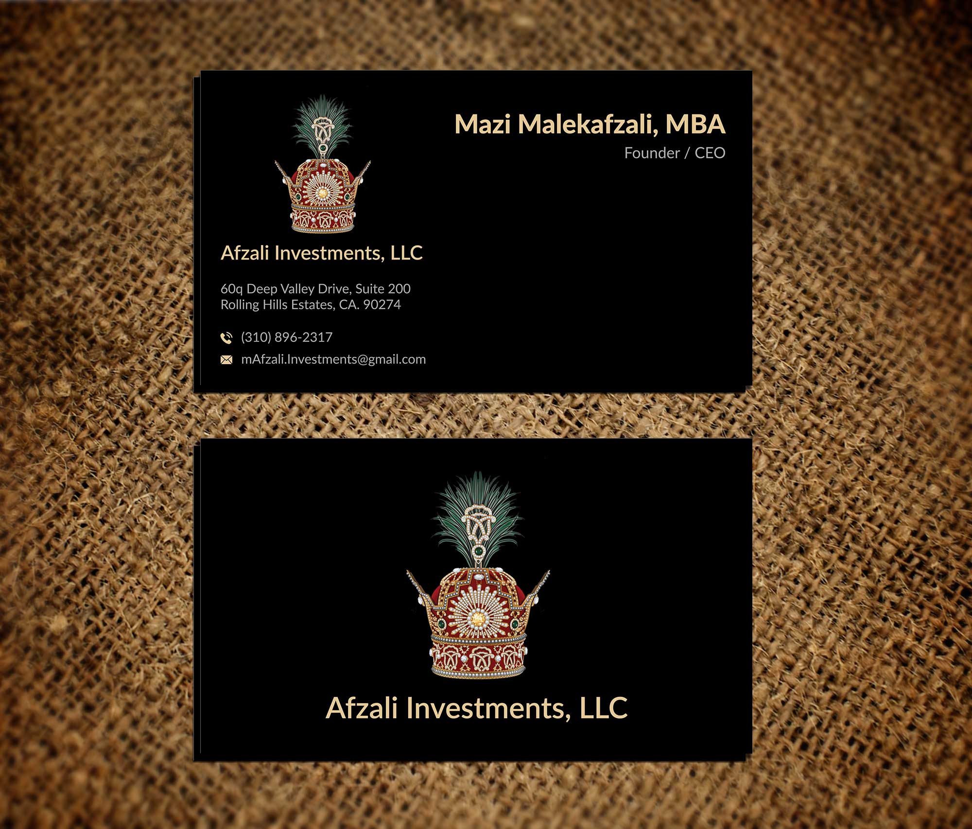 Business Card Design by Musa. A for this project | Design #22695328