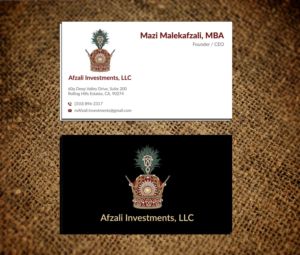 Business Card Design by Musa. A for this project | Design: #22695329