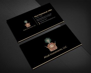 Business Card Design by Musa. A for this project | Design: #22695330