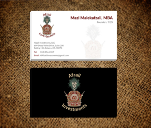 Business Card Design by Musa. A for this project | Design: #22695458