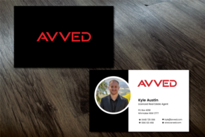 Business Card and Letterhead for Avved - modern real estate business | Design de Papeterie par H4R5Z