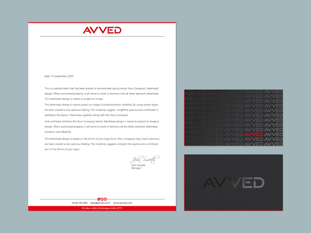 Stationery Design by LAXMI DESIGNHUB for this project | Design #22698327