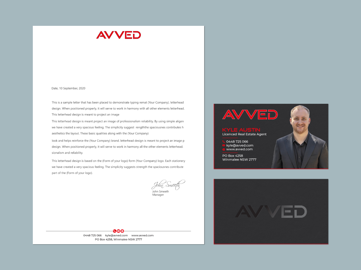 Stationery Design by LAXMI DESIGNHUB for this project | Design #22698329