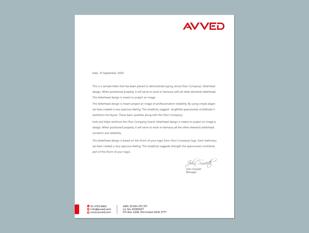 Stationery Design by LAXMI DESIGNHUB for this project | Design #22713920