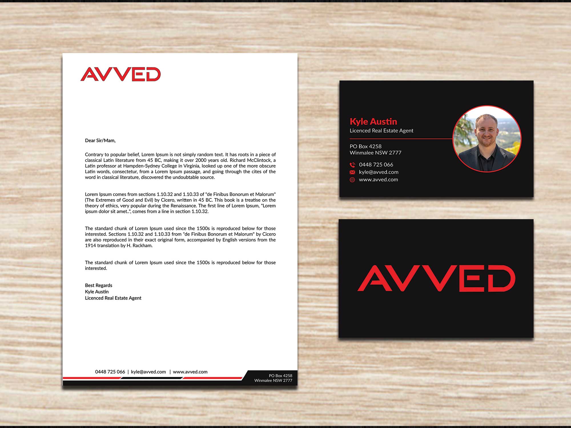 Stationery Design by Musa. A for this project | Design #22703605