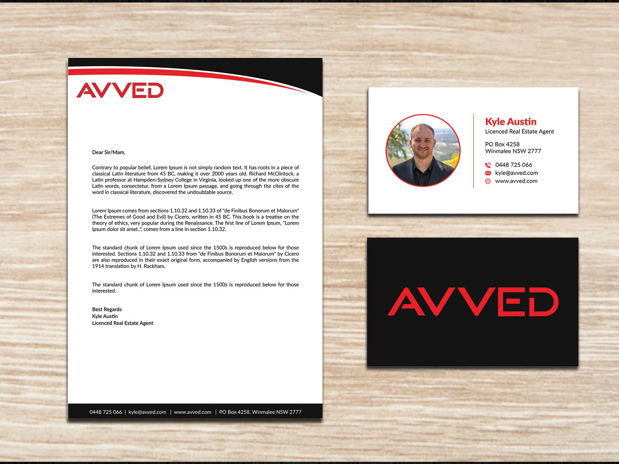 Stationery Design by Musa. A for this project | Design #22703606