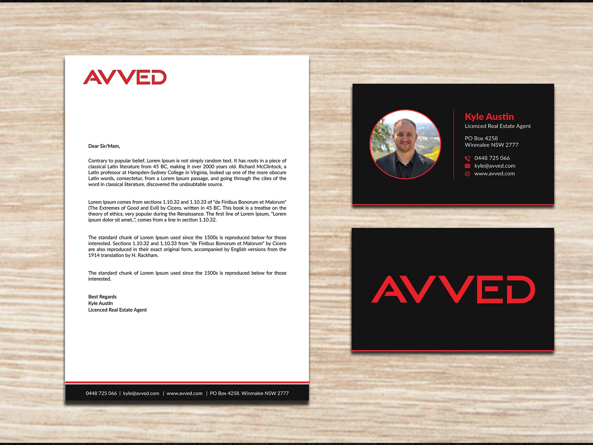 Stationery Design by Musa. A for this project | Design #22703607