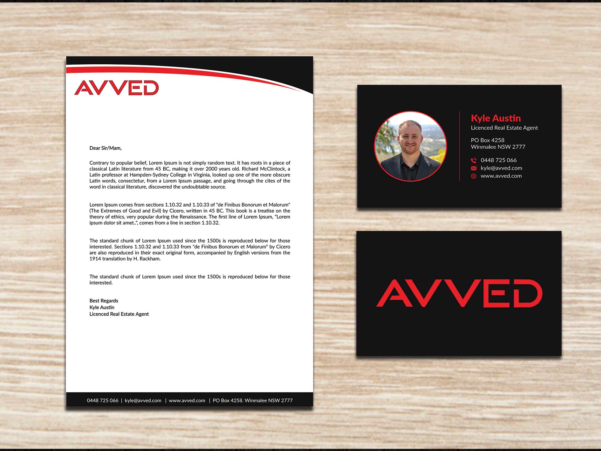 Stationery Design by Musa. A for this project | Design #22703608
