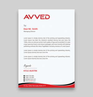 Stationery Design by dipangkarroy1996 for this project | Design: #22697139