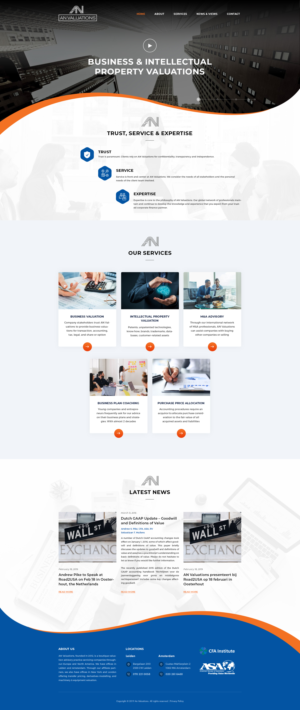 AN Valuations website redesign | Web-Design von pentaxial