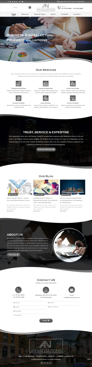 Web Design by pb for this project | Design #22701885