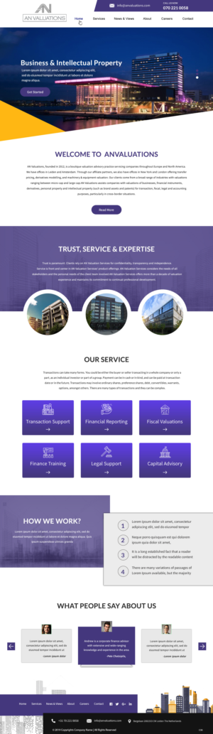 Web Design by pb for this project | Design: #22701896