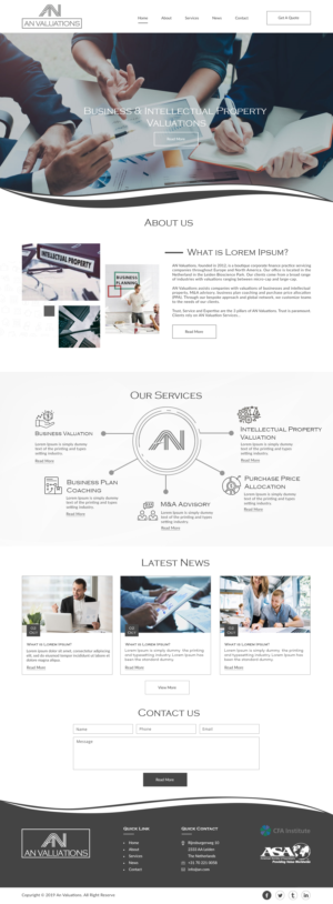 Web Design by bdesigner9 for this project | Design #22717870