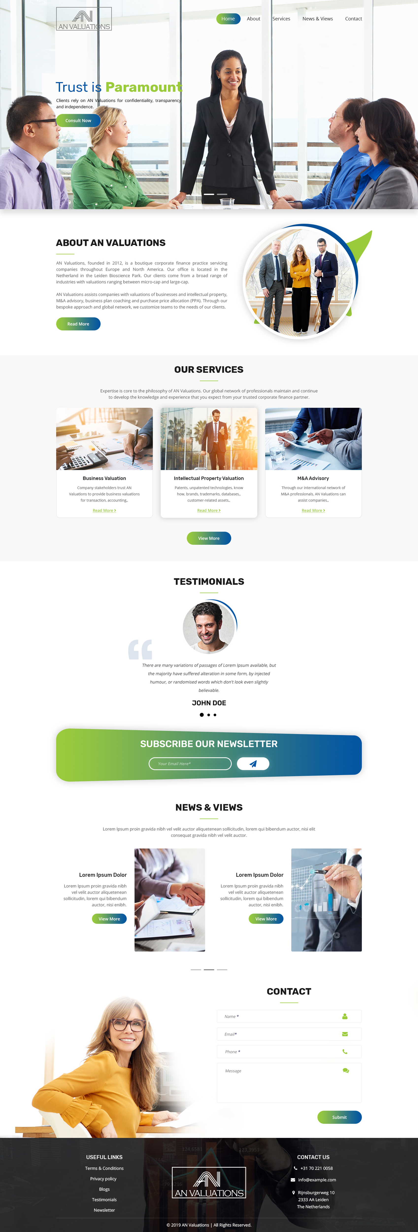 Web Design by Factotum Designs for this project | Design #22702093