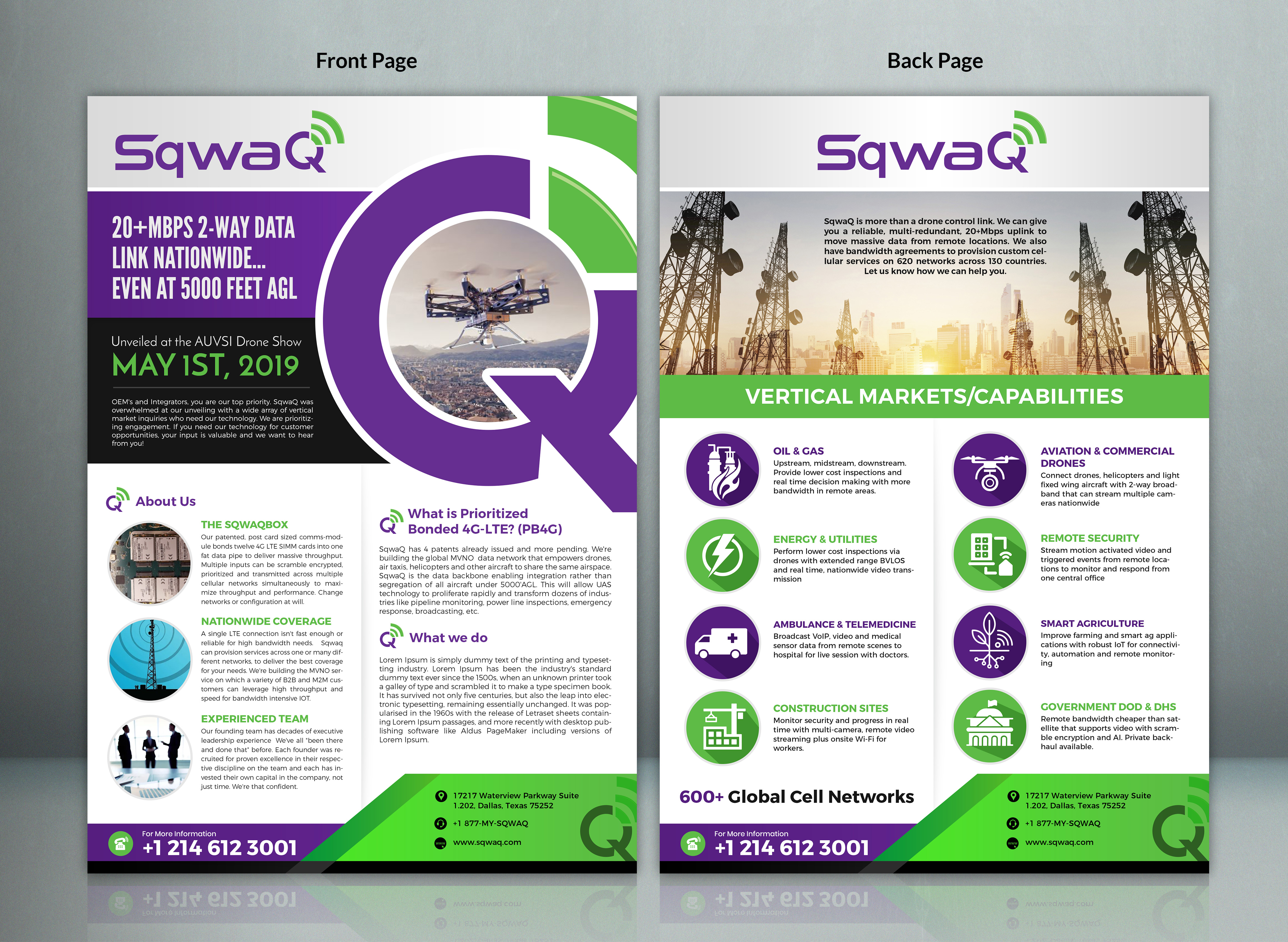 Flyer Design by SAI DESIGNS for SqwaQ | Design #22698206