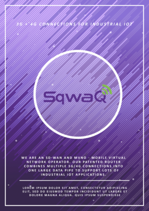 Diseño de Flyer por Akiba Studios para SqwaQ | Diseño #22711836