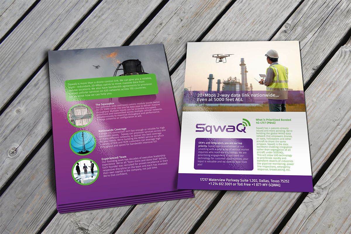 Flyer Design by barinix for SqwaQ | Design #22696636