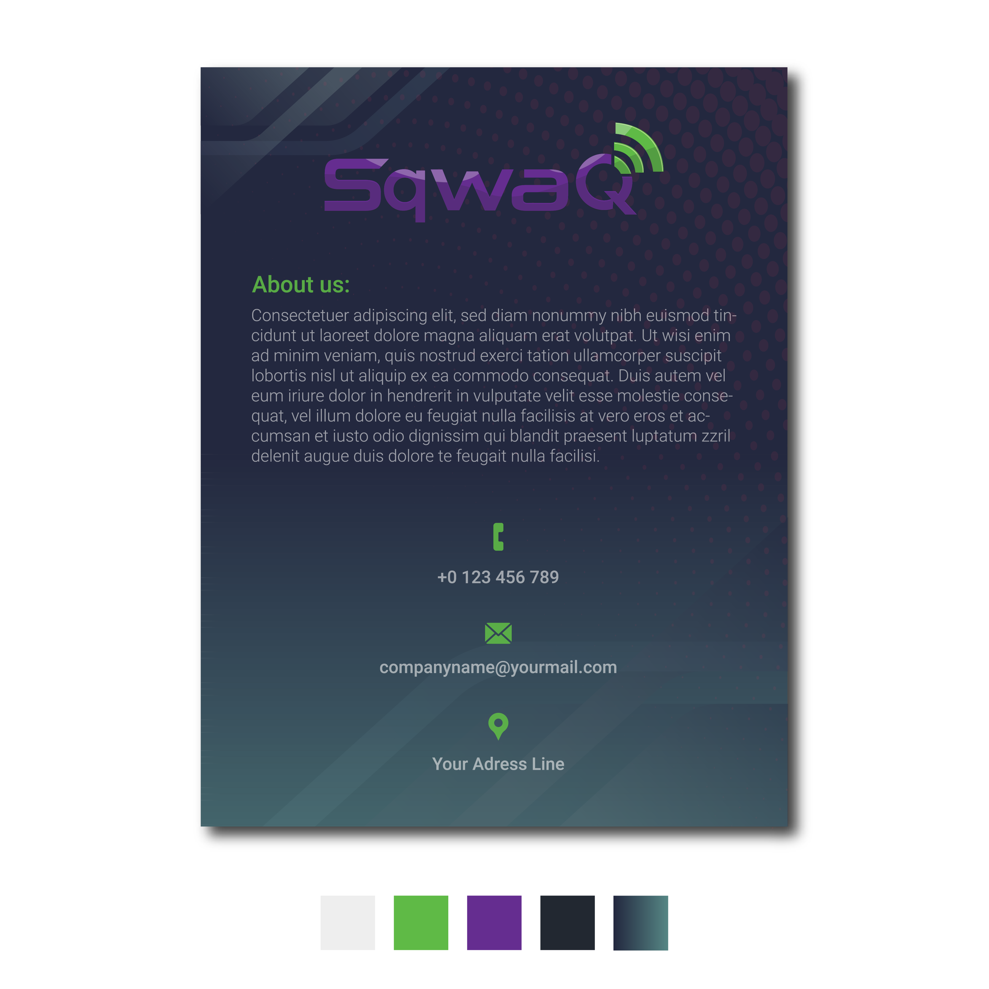 Flyer Design by Zahid9692 for SqwaQ | Design #22685087