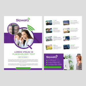 Telecom Sales Brochure | Diseño de Flyer por ZeneFashions