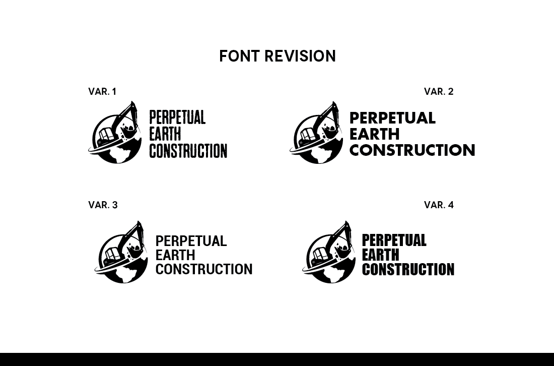 Logo Design by Knockout for Perpetual Earth Construction LLC | Design #22726765