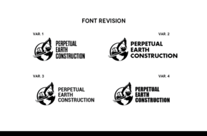 Logo Design by Knockout for Perpetual Earth Construction LLC | Design: #22726765