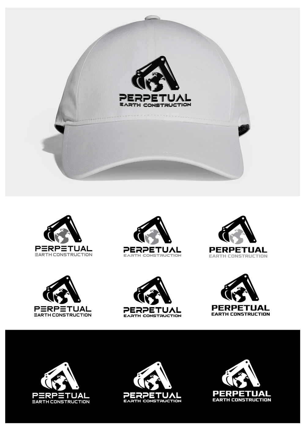 Logo Design by goranvisnjic82 for Perpetual Earth Construction LLC | Design #22720200