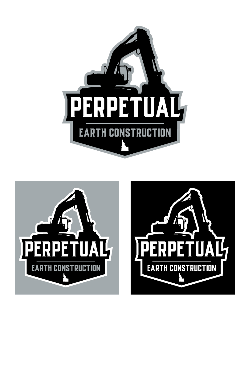 Logo Design by royalroosterdesign for Perpetual Earth Construction LLC | Design: #22719308