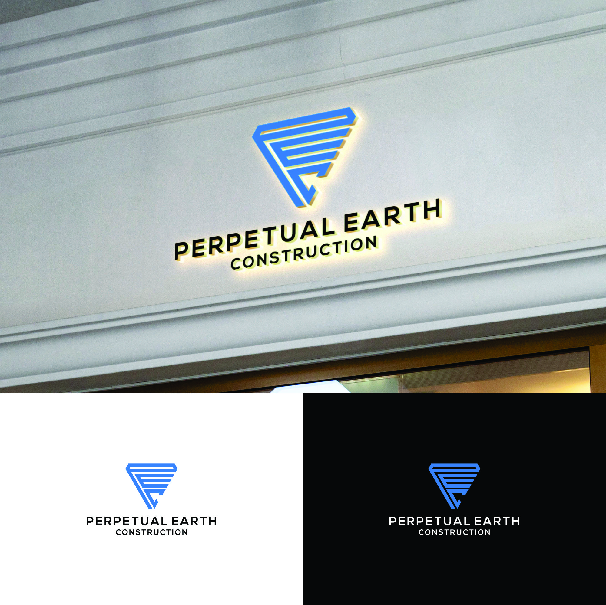 Logo Design by Pangestu 9 for Perpetual Earth Construction LLC | Design #22684836