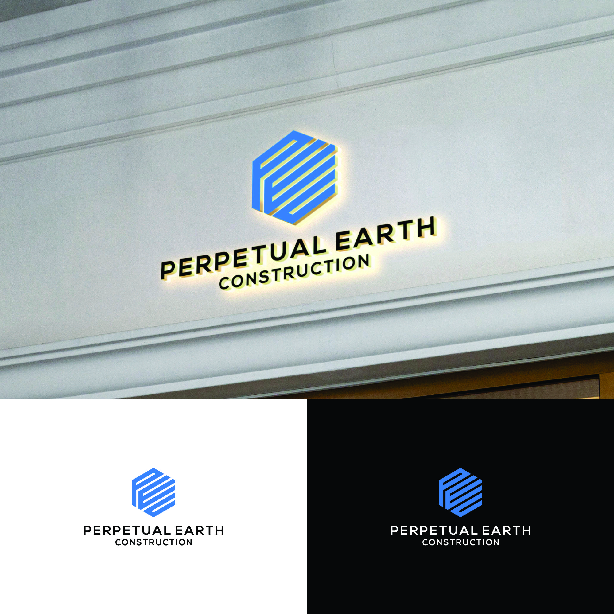 Logo Design by Pangestu 9 for Perpetual Earth Construction LLC | Design #22684837