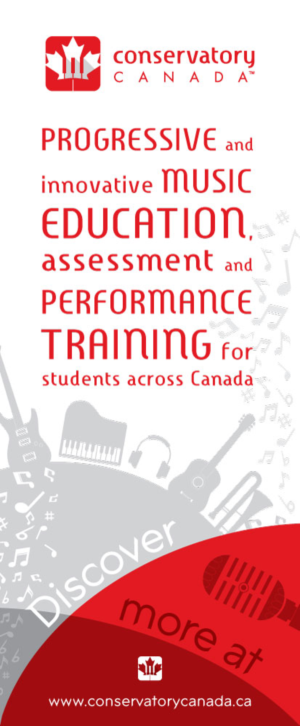 Dynamic banner stand for Canadian music education charity | Banner-Design von elenaivanova