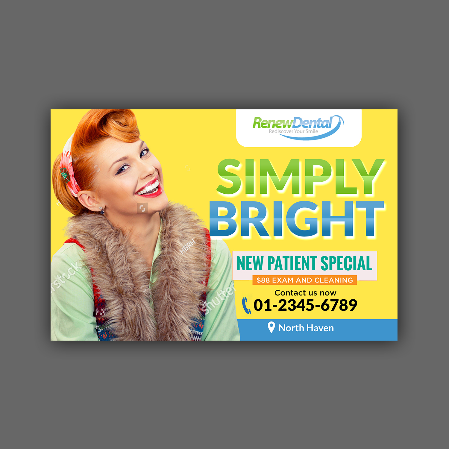 Diseño de Anuncio de Prensa por aspiremedia para Renew Dental | Diseño #22697160