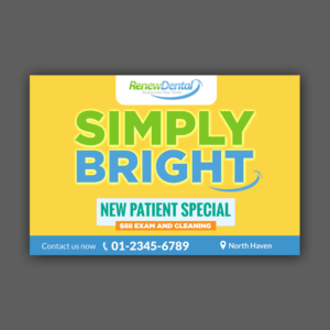 Diseño de Anuncio de Prensa por aspiremedia para Renew Dental | Diseño: #22702552