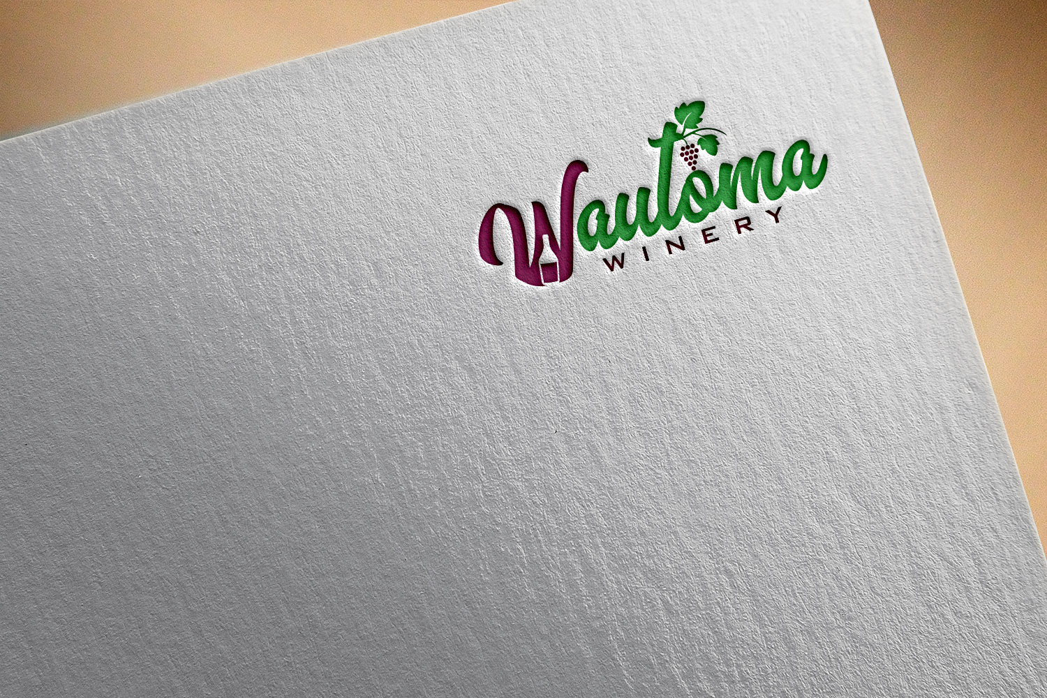 Elegant, Personable Logo Design for Wautoma Winery by Rixes tay