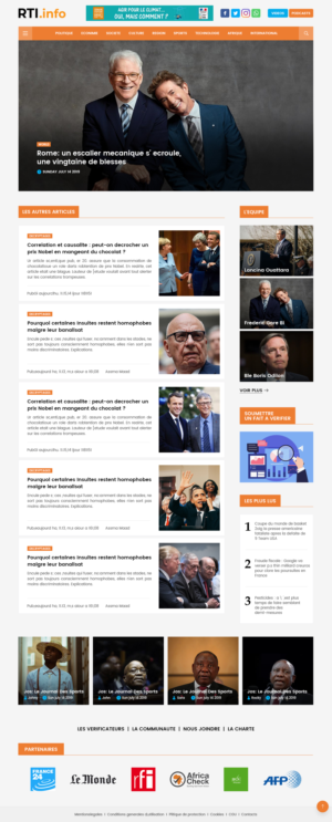 Redesign a TV Station website | Web Design par syrwebdevelopment