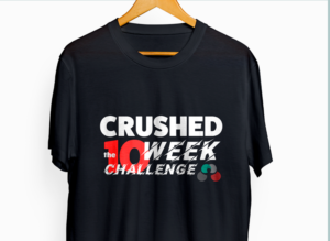SPARK45 10 Week Challengers Tee Shirt | Diseño de Camiseta por Val brito