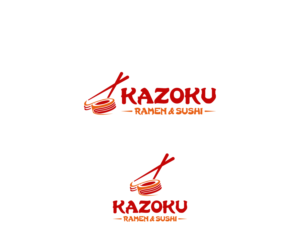 Kazoku / Ramen & Sushi | Logo Design by Mario