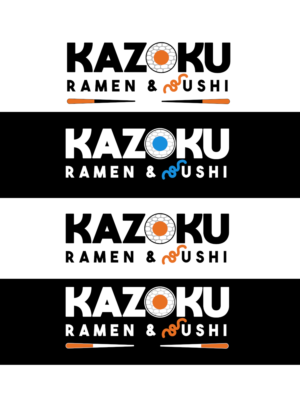 Kazoku / Ramen & Sushi | Logo Design by Tomi Ax