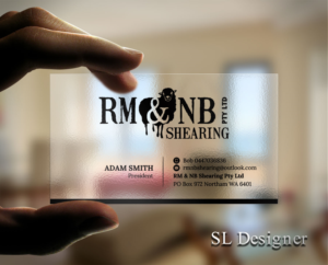 RM & NB Shearing Pty Ltd | Business Card Design by SL Designer