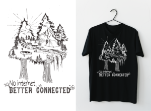 Hiking - T-shirt | T-Shirt-Design von Malik 11