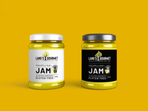 label design for our sauces - please note not a flyer - but a LABEL for a jam & sauce jar | Flyer Design by Pinky 