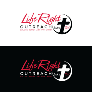 LifeRight Outreach - Building Better Lives With Christ  | Logo Design by Rii