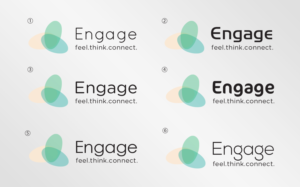 Engage: feel.think.connect. | Logo Design by MT
