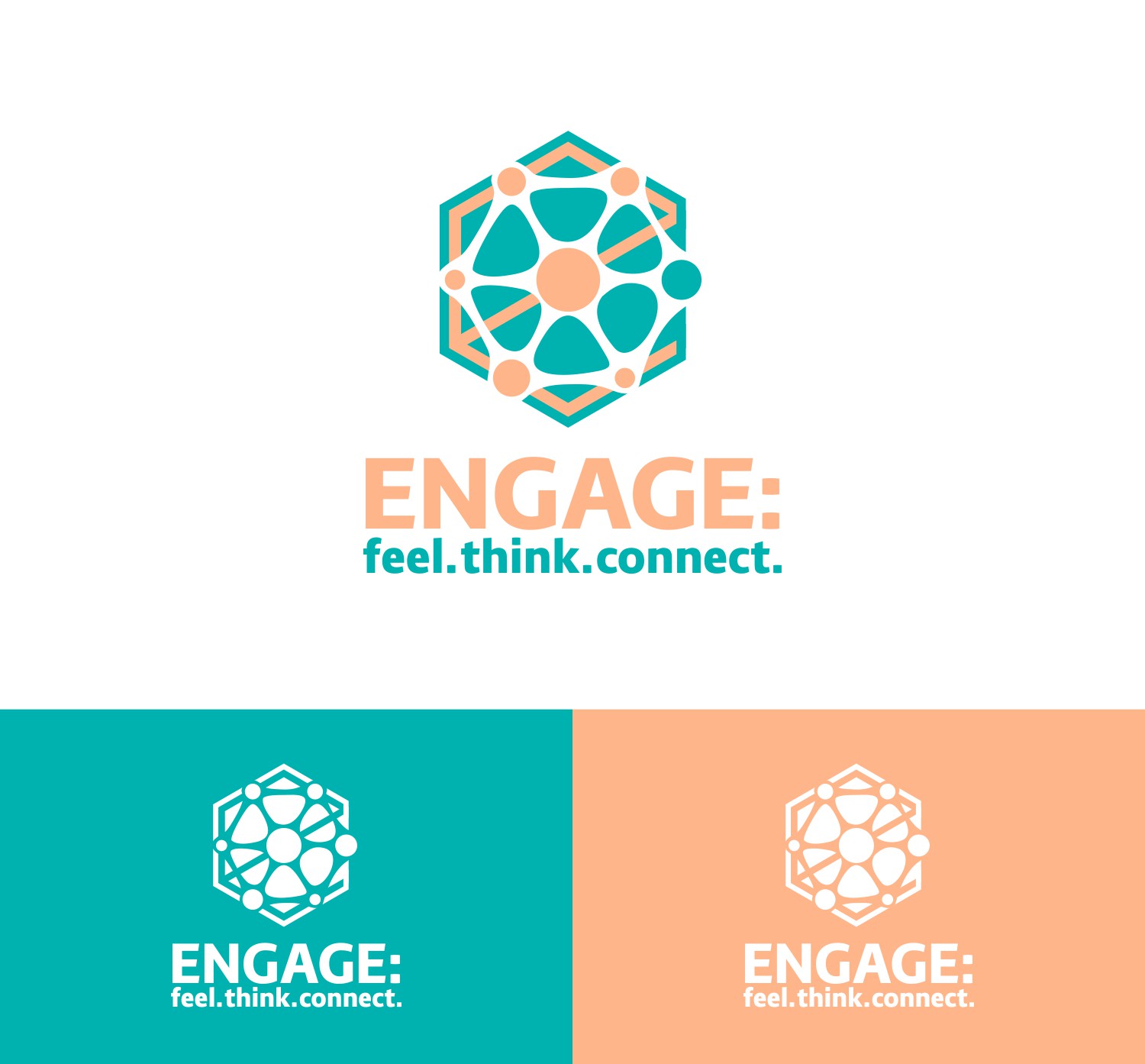 Logo Design by bojboga for Engage: feel.think.connect. | Design #22780115