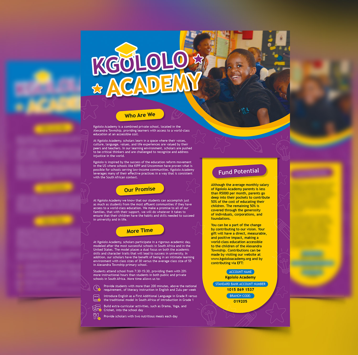 Flyer Design by REN009 for Kgololo Academy | Design #31472628