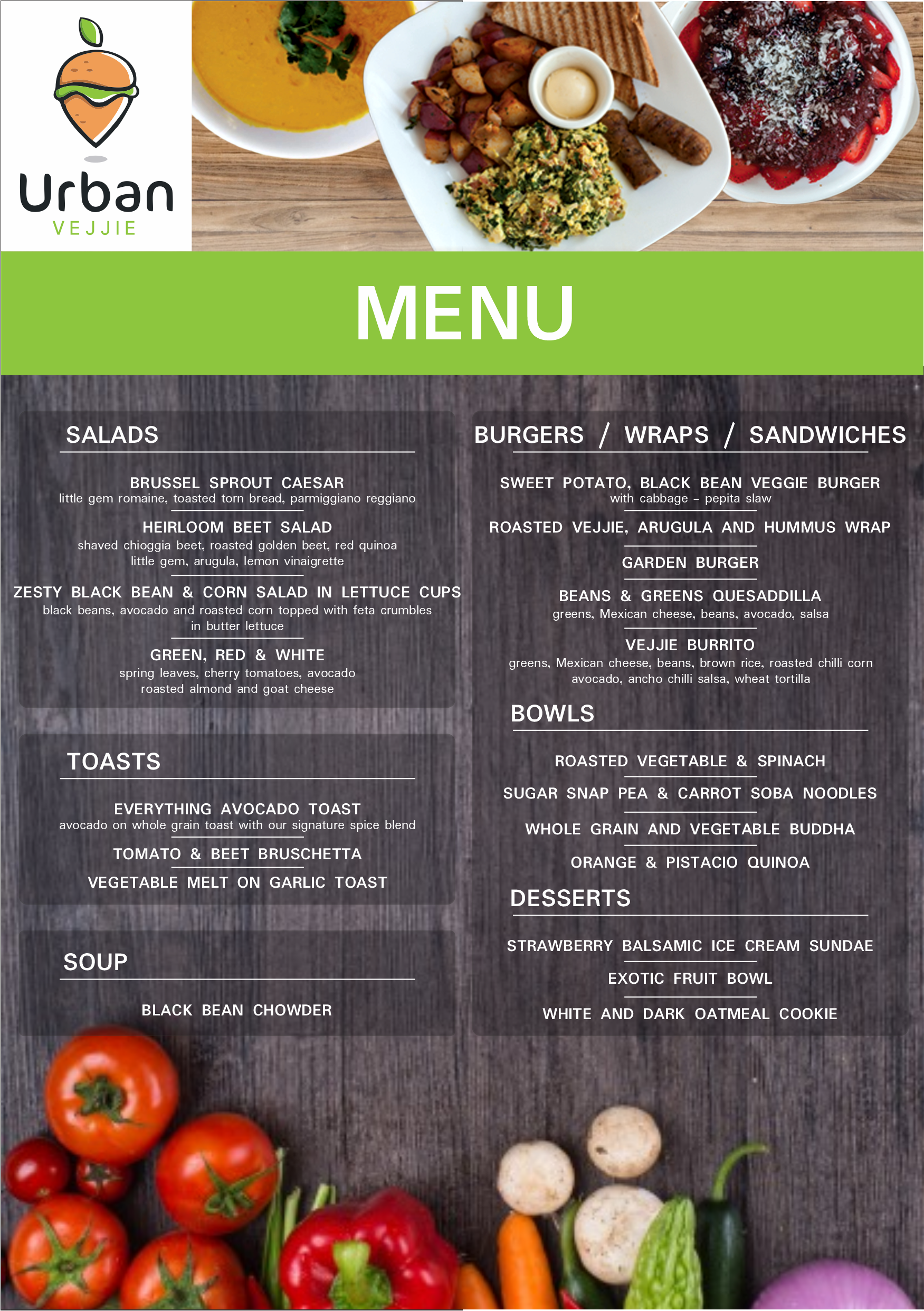 Design de Menu par lucy_diana pour The Next Idea | Design #22712262