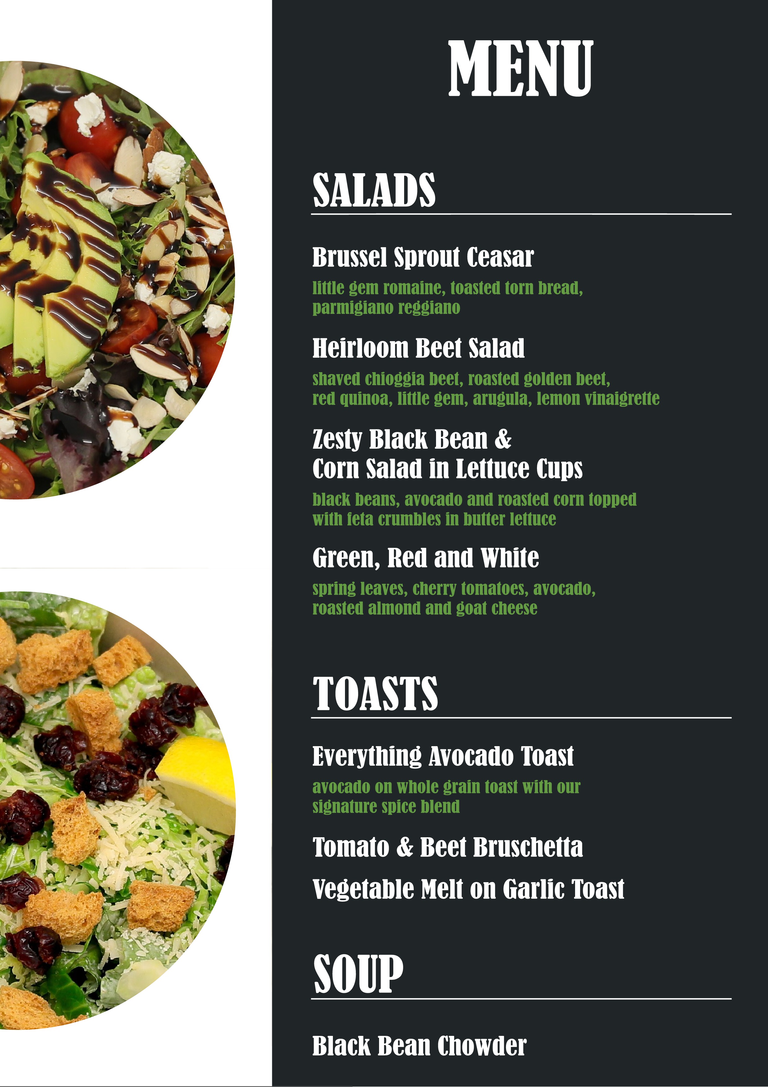 Design de Menu par myuko pour The Next Idea | Design #22719902