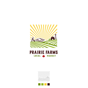 Logo Design by Ankit Bhattarai for Prairie Farms Local Market | Design: #22705730