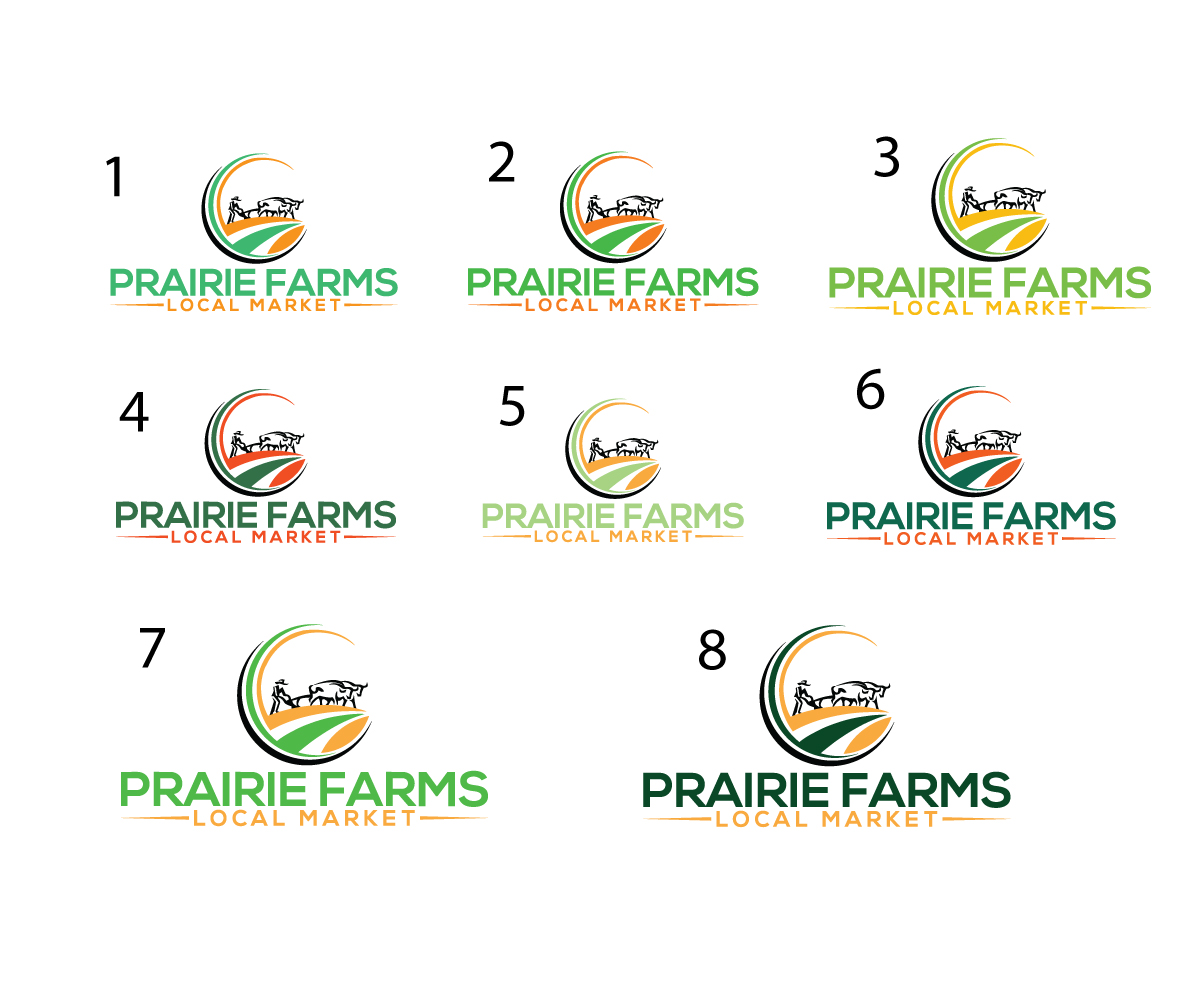 Logo Design by bahar it for Prairie Farms Local Market | Design: #22873433