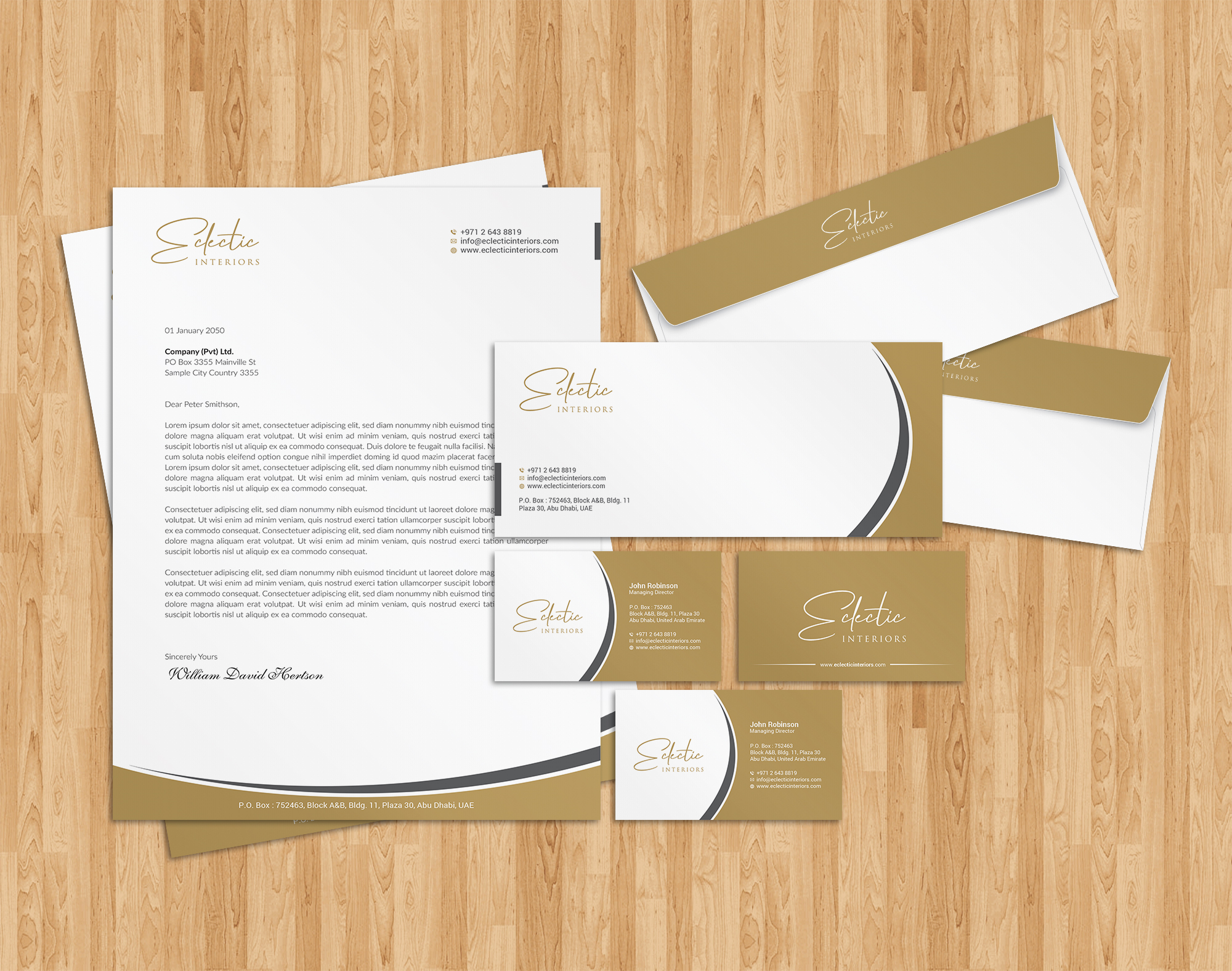Stationery Design by OxonoArt for UNii  | Design #22722721